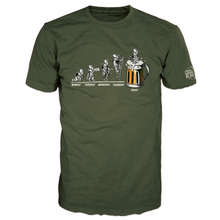 Working for the Weekend Construction Army Green T-Shirt