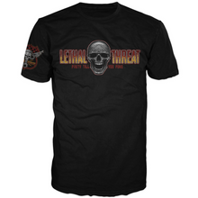 Bikes, Babes, Beer Skull Vintage Washed Men's Black Tee Shirt