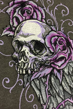Embroidered Wing Skull Hoodie