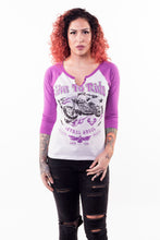 Live To Ride 3/4 Raglan Sleeve Shirt