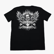 Loud Pipes Bandanna Skull Tee