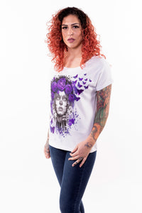 D.O.D Butterflies Off The Shoulder Tee Shirt