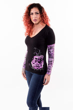 My Nightmare Tattoo Sleeve V Neck Shirt