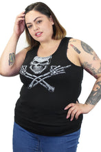 Middle Finger Skull Tank Top
