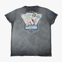 Vintage Velocity Speed Shop Pin Up Tee