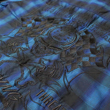 Racing Blue Plaid Shirt