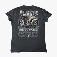Vintage Velocity Biker Vs Hipsters Tee