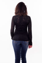 Rose Wing Scroll Long Sleeve Shirt