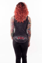 DOD Western Skull Lace Up Tank Top