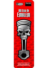Skull Piston ABS Emblem