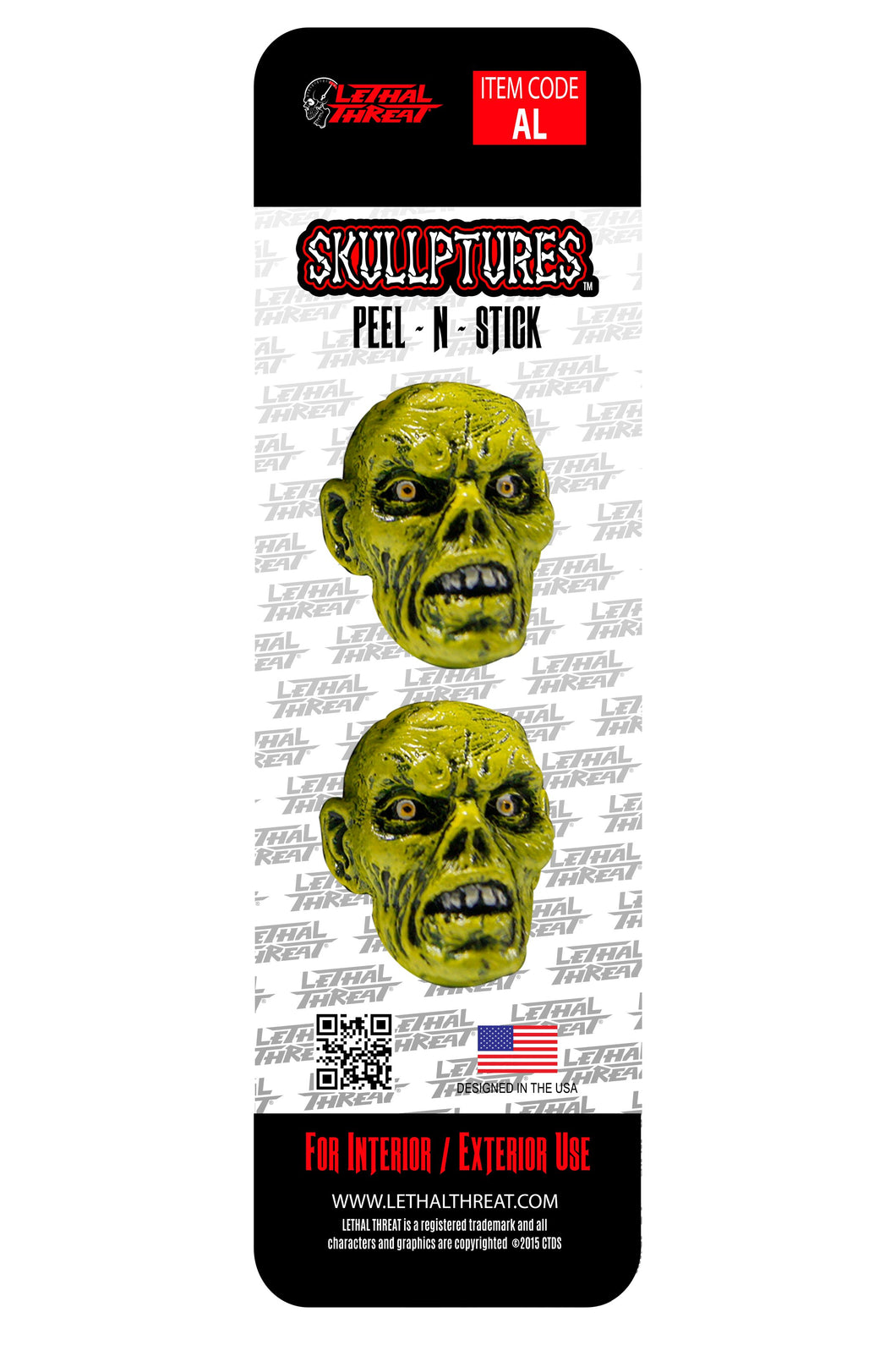 Zombie Heads Emblem 2-pack