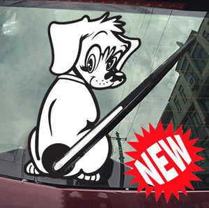 Rear Window Sticker: Dog Sticker