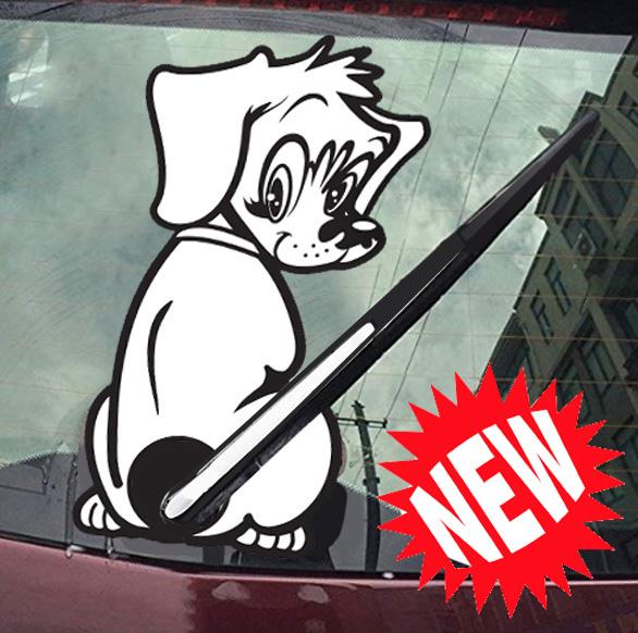 Rear Window Sticker: Dog Sticker