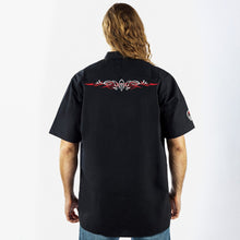 Winged Helmet Monster Embroidered Work Shirt