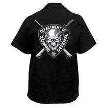 Zombie Defense Embroidered Work Shirt