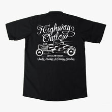Highway Outlaw Rat Rod Embroidered Work Shirt