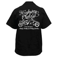 Highway Outlaw Rat Rod Embroidered Work Shirt