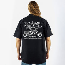 Highway Outlaw Rat Rod Embroidered Work Shirt