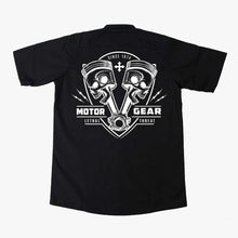 Piston Skull Embroidered Work Shirt
