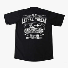 Kustom Motorcycle Embroidered Work Shirt
