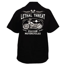 Kustom Motorcycle Embroidered Work Shirt