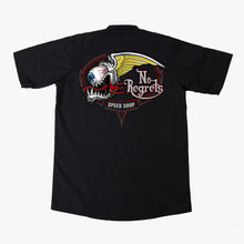 No Regrets Speed Shop Embroidered Work Shirt