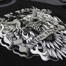Tires N Tattoos Raglan