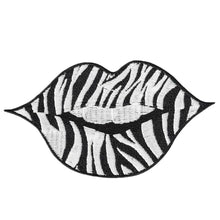 Zebra Lip Fashion Patch
