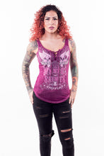 Sinners & Saints Lace Up Tank Top