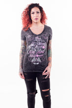 Hot Rod Romance V-Neck Tee Shirt