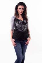 Motorcyle Raglan 3/4 Sleeve Shirt