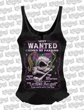 Most Wanted Skull Lace Up Tank Top