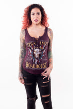 Lethal Angel Roadhouse Lace Up Tank Top