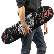 Black & White Angel and Devil Skateboard