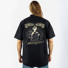 Ride Hard, Ride Free Screen Printed Workshirt