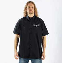 Middle Finger Screen Printed Work Shirt