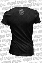 Skull Couple Burn Out Scoop Neck Tee