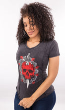 Red Dagger Skull Shirt