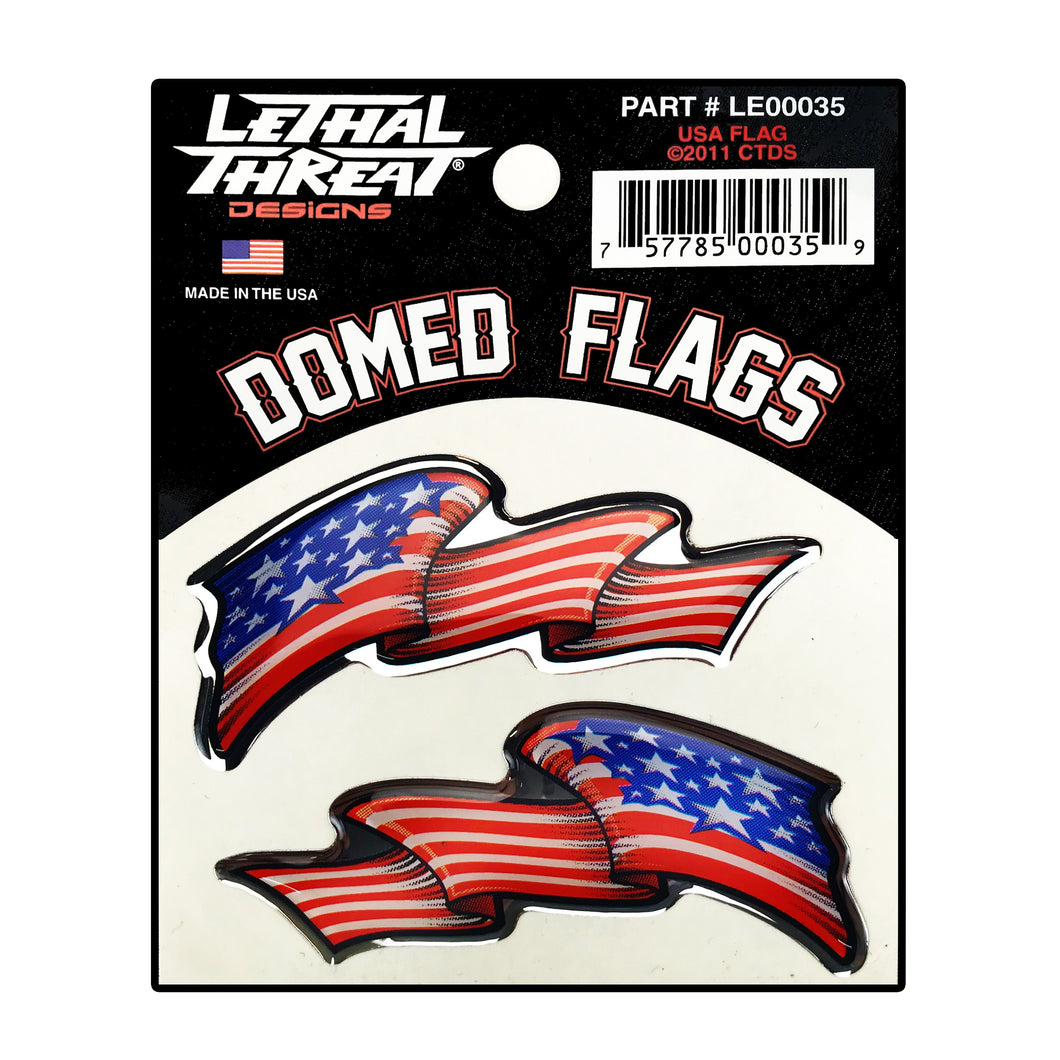 Domed Flags: U.S.A. Flags