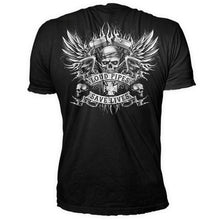 Loud Pipes Bandanna Skull Tee