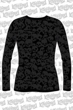 Butterfly Skull Burnout Long Sleeve