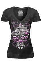Hot Rod Romance V-Neck Tee Shirt