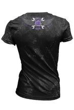 Motorcycles Over Diamonds V Neck Tee