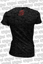 Rib Cage Skull Heart Burn Out Scoop Neck Tee