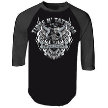 Tires N Tattoos Raglan