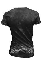 Girl Skeleton Biker V-Neck Tee