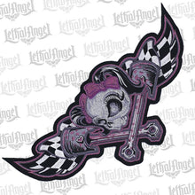 Girl Skull Race Flag