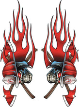 Fireman Skull Decal Set