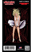 Pinstripe Marilyn - Mini Decal