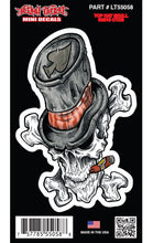 Top Hat Skull - Mini Decal